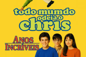 A imagem é a ilustração do post: Todo Mundo Odeia o Chris e Anos Incríveis Tem Semelhanças? a imagem é uma junção dos personagens das duas series.